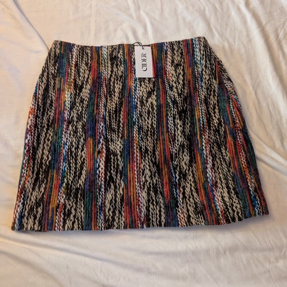 Cider Vibrant Multicolor Mini Skirt - Picture 1 of 3